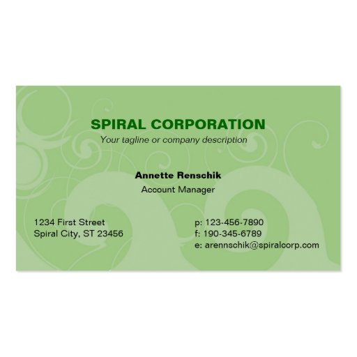 Sage Flourish Business Card