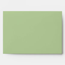 Sage Green 5x7 Envelope