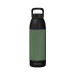 Sage Green Background on a Water Bottle