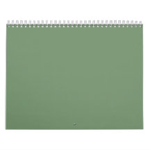 Sage Green Backgrounds on a Calendar