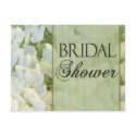 Sage green bridal shower invitations postcards by perfectpostage Sage green bridal shower invitations postcards