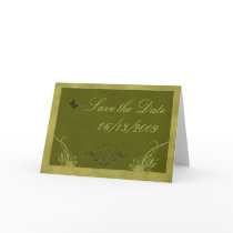 Sage green Save the Date cards by aslentz Sage green Save the Date cards
