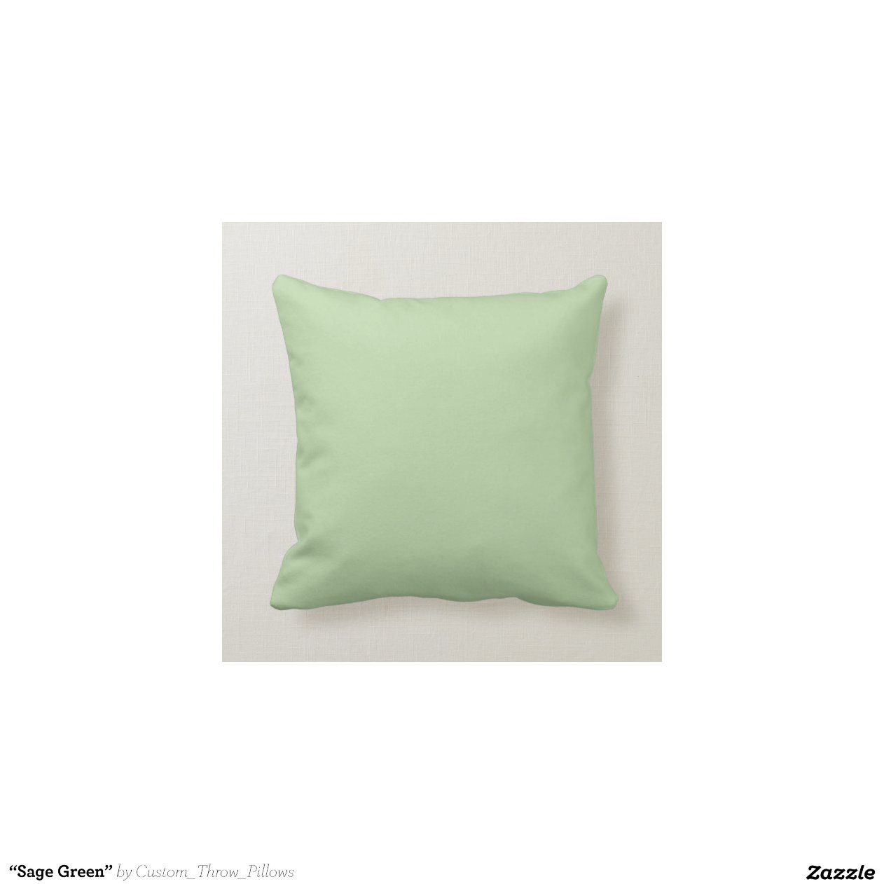 ?Sage Green? Throw Pillows Zazzle