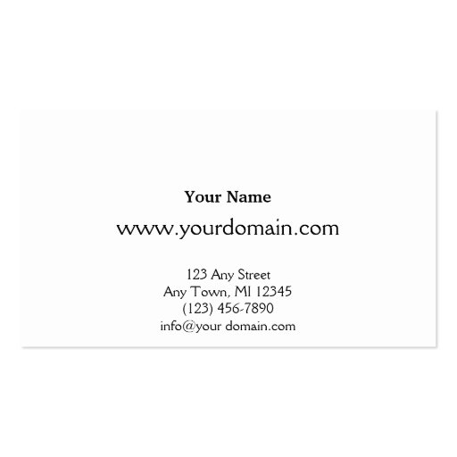 Sage Green Vintage Monogram Business Business Card (back side)