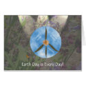 Sage Peace Flower Butterfly Card