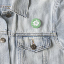 Sage Playful Pansy Pin buttons