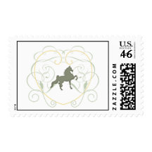 Sage Saddlebred Postage Stamps