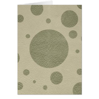 Sage Scattered Spots on stone leather texture Cards