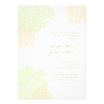 Sage & White Queen Anne's Lace Wedding Invitation