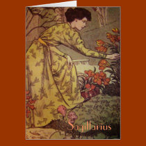 "Sagittarius" Astrology Sign Card cards