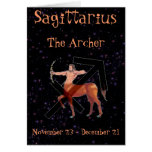 Sagittarius birthday card