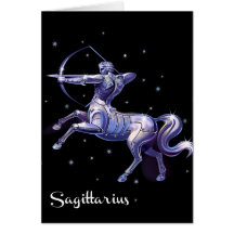 Sagittarius Birthday Card
