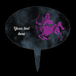 Sagittarius cake picks