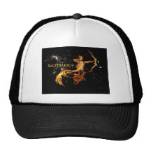 Sagittarius Cap - Zodiac Symbols Mesh Hats