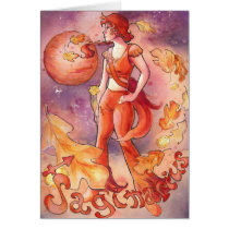 Sagittarius Greeting Card