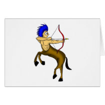 Sagittarius Cartoon cards