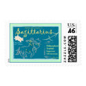 Sagittarius Postage Stamp