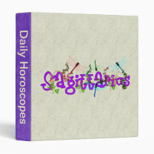 Sagittarius Flowers Binders
