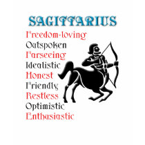 Sagittarius Horoscope Zodiac Sign t-shirts