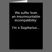Sagittarius Incompatibility cards