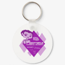 Sagittarius Keychain