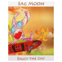 Sagittarius Moon Personalized Letterhead