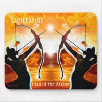 Sagittarius mousepad by Onefeather Sagittarius mousepad