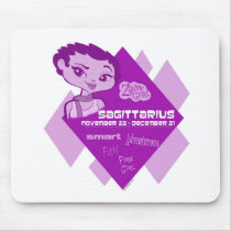 Sagittarius Mousepad by zodiacgirlz Sagittarius Mousepad