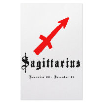 Sagittarius, November 22 - December 21 stationery