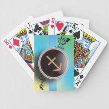 Sagittarius Sign Playing Cards