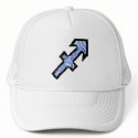 Sagittarius Symbol (style1_blue) hat