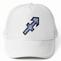 Sagittarius Symbol (style1_blue) hat by AstrologicalDesigns Sagittarius Symbol (style1_blue) hat