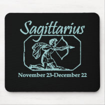 Sagittarius Teal mousepads