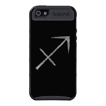 Sagittarius. Zodiac Astrology Sign. Black. iPhone 5 Case
