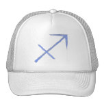 Sagittarius. Zodiac Astrology Sign. Blue. Hat