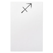 Sagittarius. Zodiac Astrology Sign. Personalized Stationery
