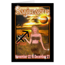 Sagittarius Zodiac birthday card