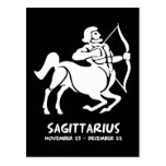 Sagittarius Zodiac Sign Postcard