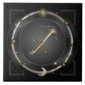 Sagittarius Zodiac Sign zazzle_tile