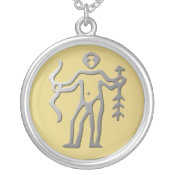 Sagittarius Zodiac Star Sign Light Silver necklaces