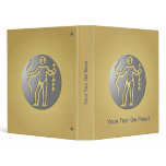 Sagittarius Zodiac Star Sign Premium Silver binders