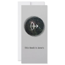 Sagittarius Zodiac Star Sign Universe Bookmark Rack Card Template