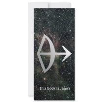 Sagittarius Zodiac Star Sign Universe Bookmark Custom Rack Card