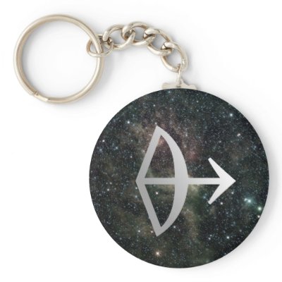 Sagittarius Zodiac Star Sign Universe Keychains by zodiac_shop