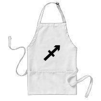 SAGITTARIUS ZODIAC SYMBOL APRONS