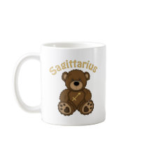 Sagittarius Zodiac Teddy Bear mugs