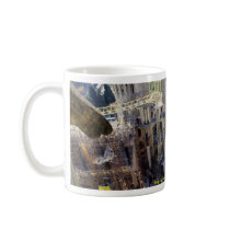Sagrada familia, aerial, Barcelona, Spain Coffee Mugs