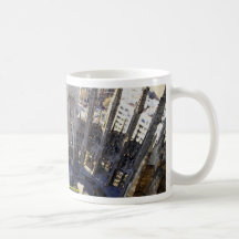 Sagrada familia, aerial, Barcelona, Spain Coffee Mugs