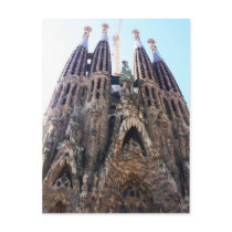 Sagrada Familia church postcards