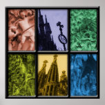 Sagrada Familia Montage posters